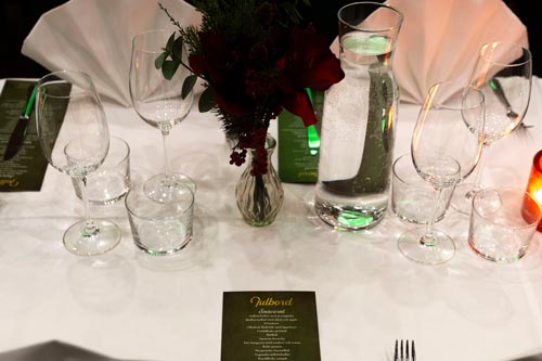 Under ett julbord hos Cedergrenska