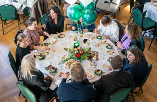 Under ett event hos Cedergrenska