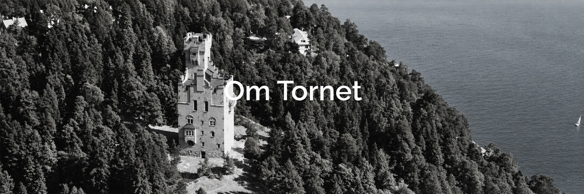 Cedergrenska Tornet i svartvitt