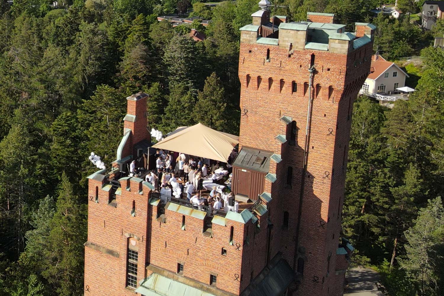 Event på terrassen hos Cedergrenska Tornet